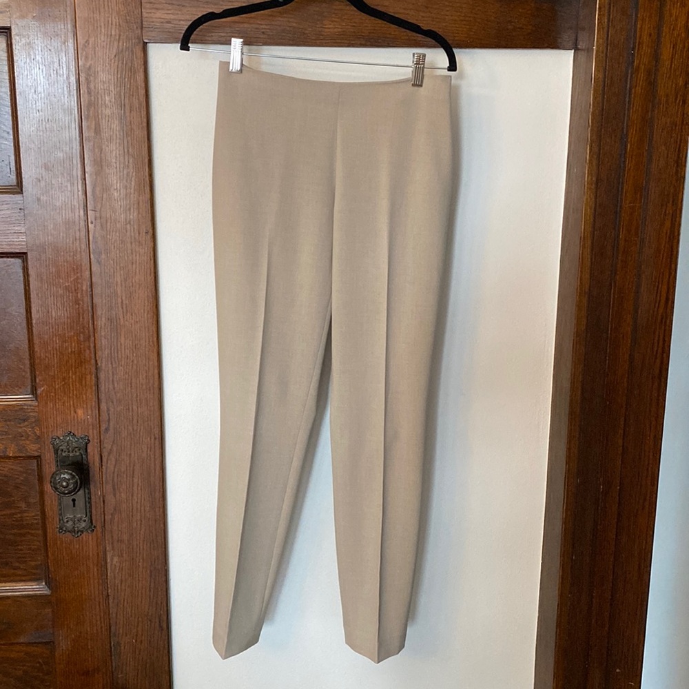 Tahari taupe pant